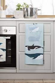Køkken håndklæde Whales
